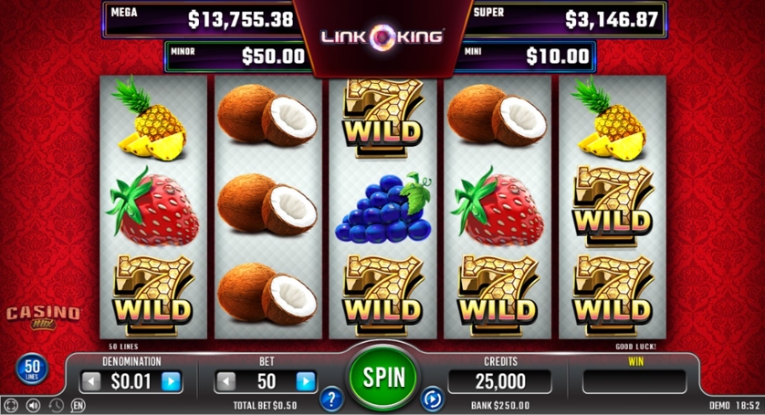 Link King Casino Mix interfaz de ranura